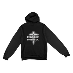 Christian Sweat Shirt - Prayed Up, Powered On