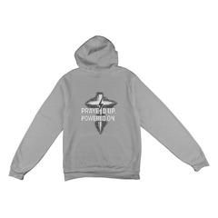 Christian Sweat Shirt - Prayed Up, Powered On