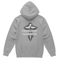 Christian Sweat Shirt - Prayed Up, Powered On